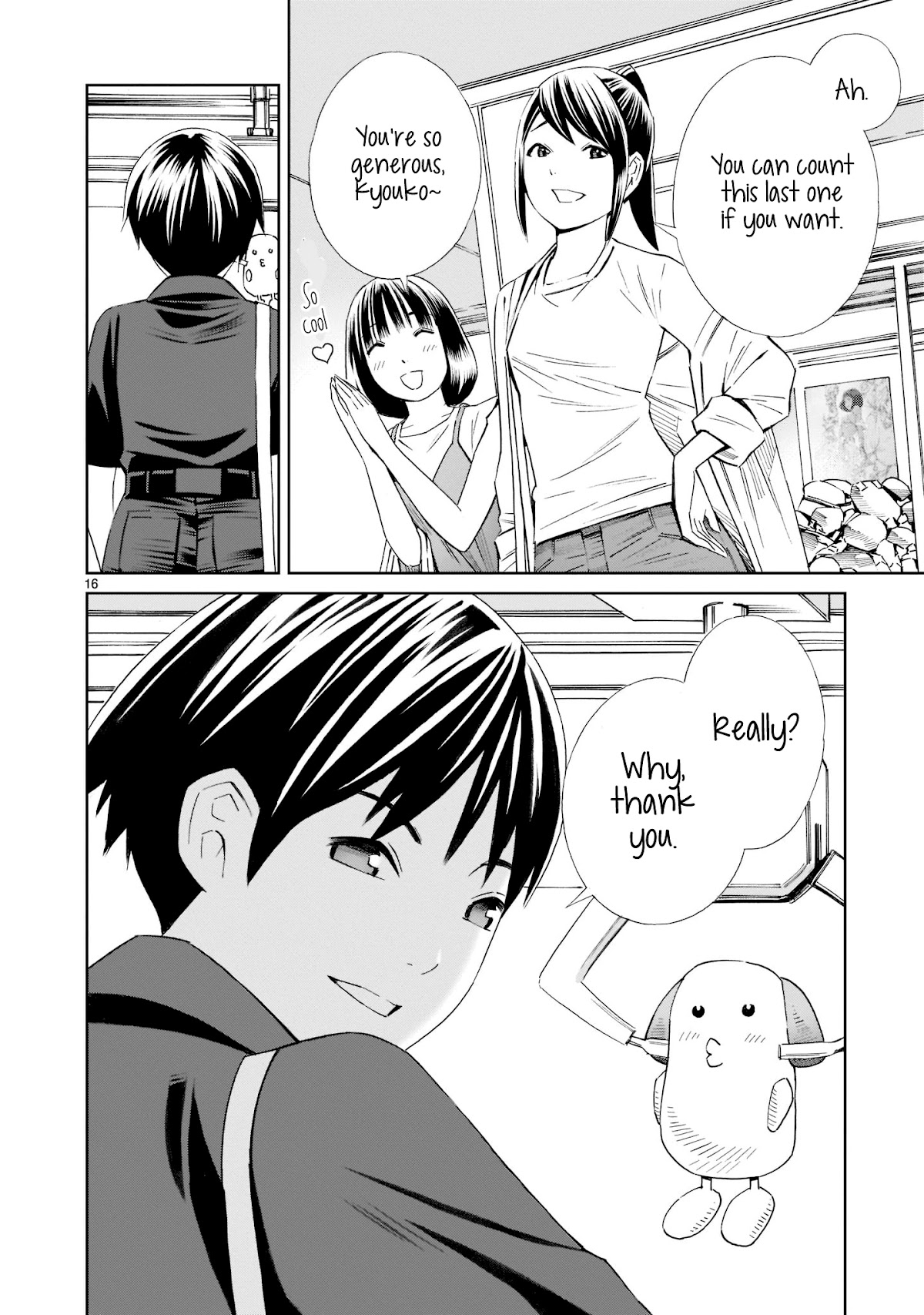 Kyou Kara Mirai Chapter 15.5 page 16 - Chapter 15.5: Kyouko vs Mizuki