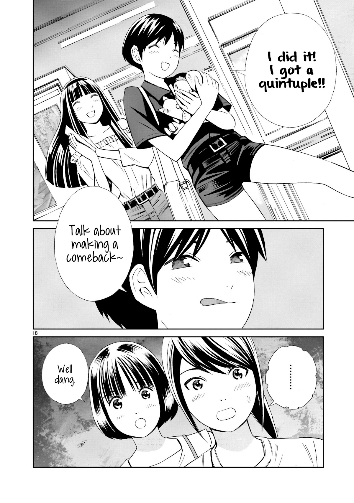 Kyou Kara Mirai Chapter 15.5 page 18 - Chapter 15.5: Kyouko vs Mizuki