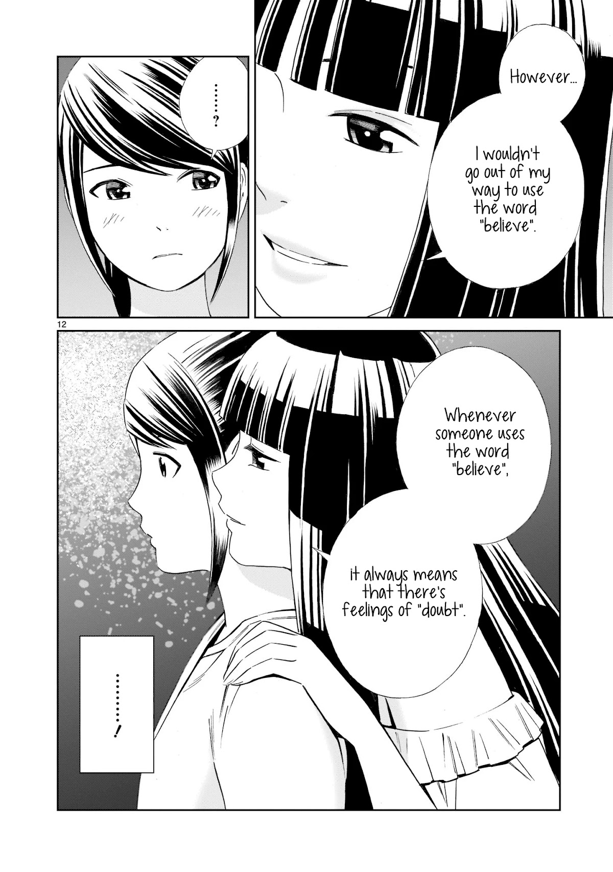 Kyou Kara Mirai Chapter 16 page 12 - Chapter 16: Believe in Photo Stickers