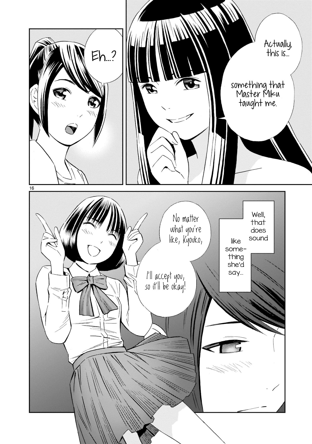 Kyou Kara Mirai Chapter 16 page 16 - Chapter 16: Believe in Photo Stickers