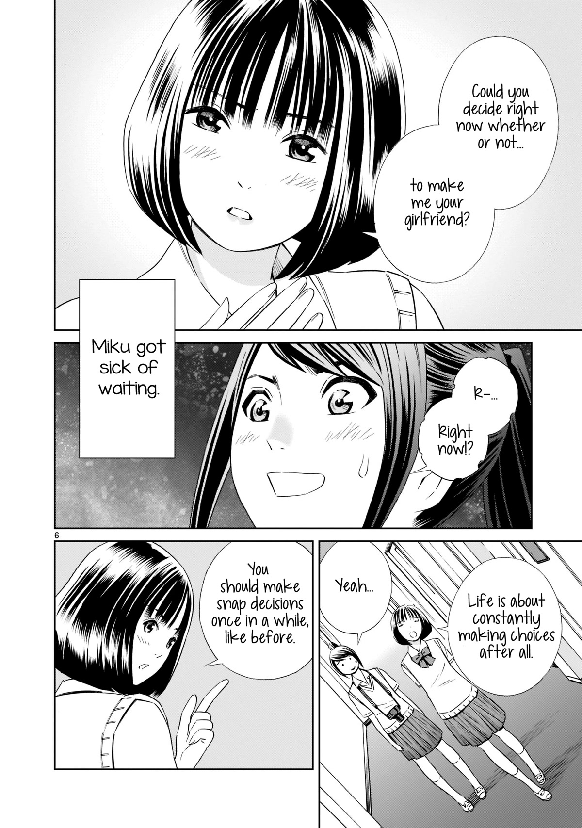 Kyou Kara Mirai Chapter 17 page 6 - Chapter 17: Kyouko's Choice