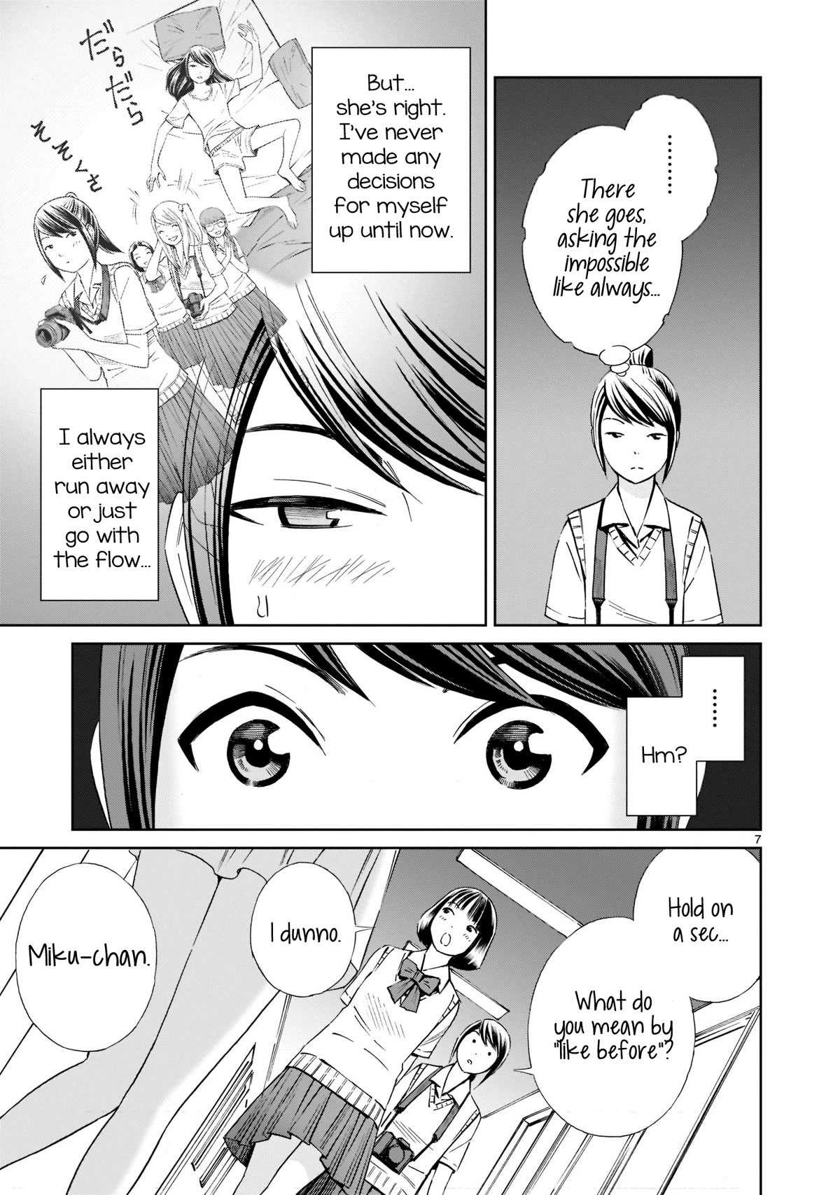 Kyou Kara Mirai Chapter 17 page 7 - Chapter 17: Kyouko's Choice