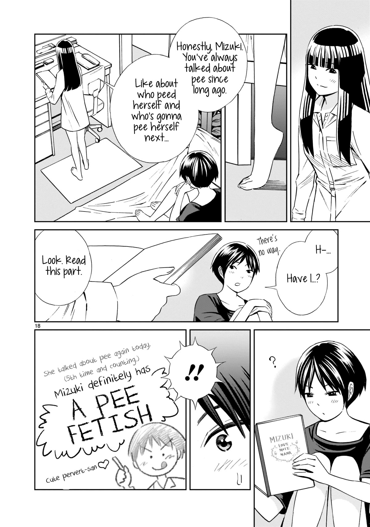 Kyou Kara Mirai Chapter 18.5 page 18 - Chapter 18.5: Mizuki's Secret