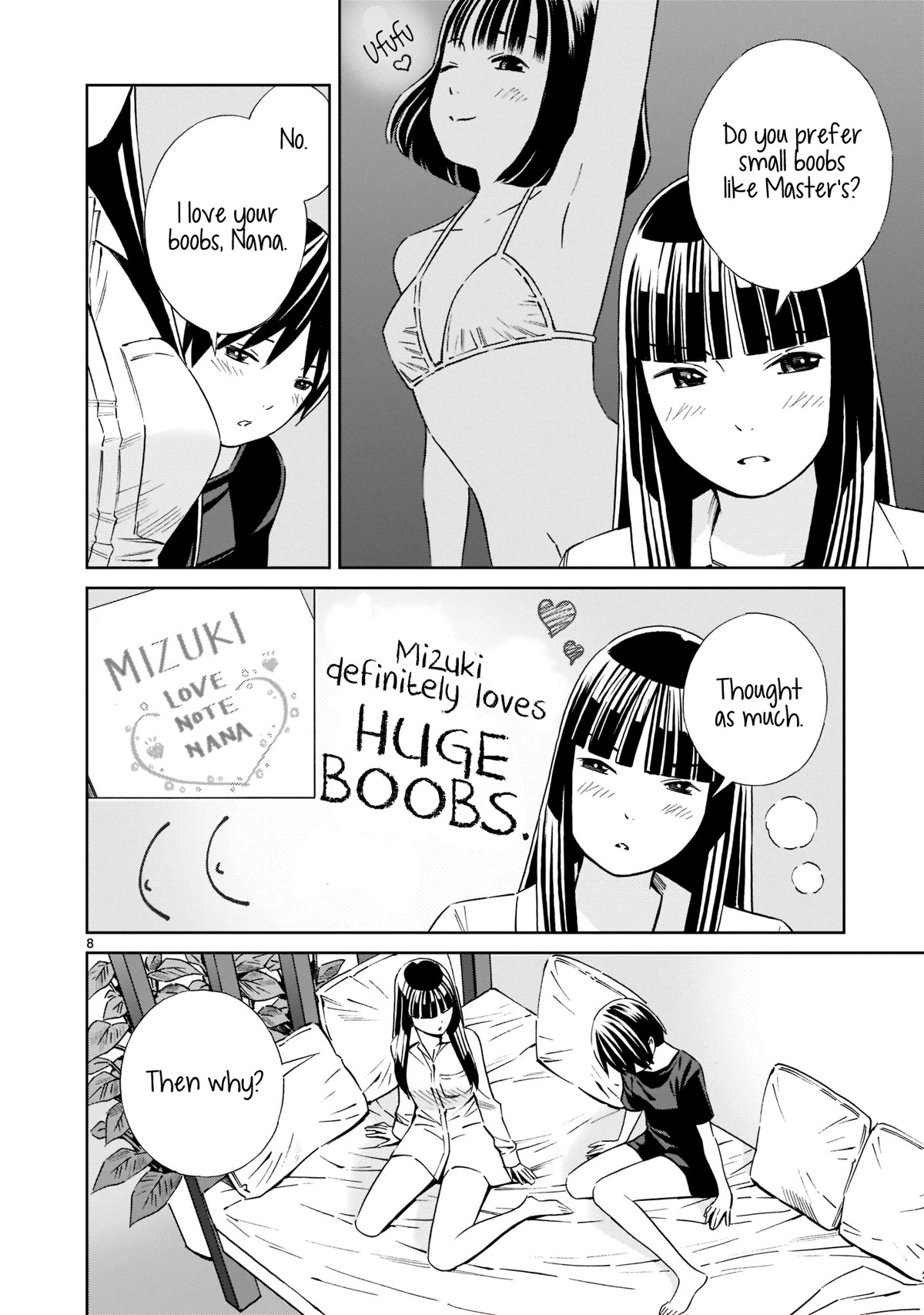 Kyou Kara Mirai Chapter 18.5 page 8 - Chapter 18.5: Mizuki's Secret