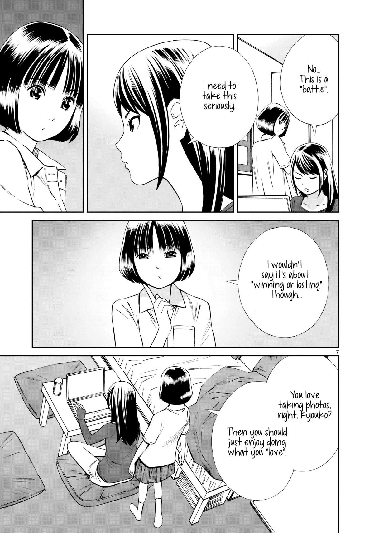 Kyou Kara Mirai Chapter 19 page 7 - Chapter 19: The Battle's Outcome
