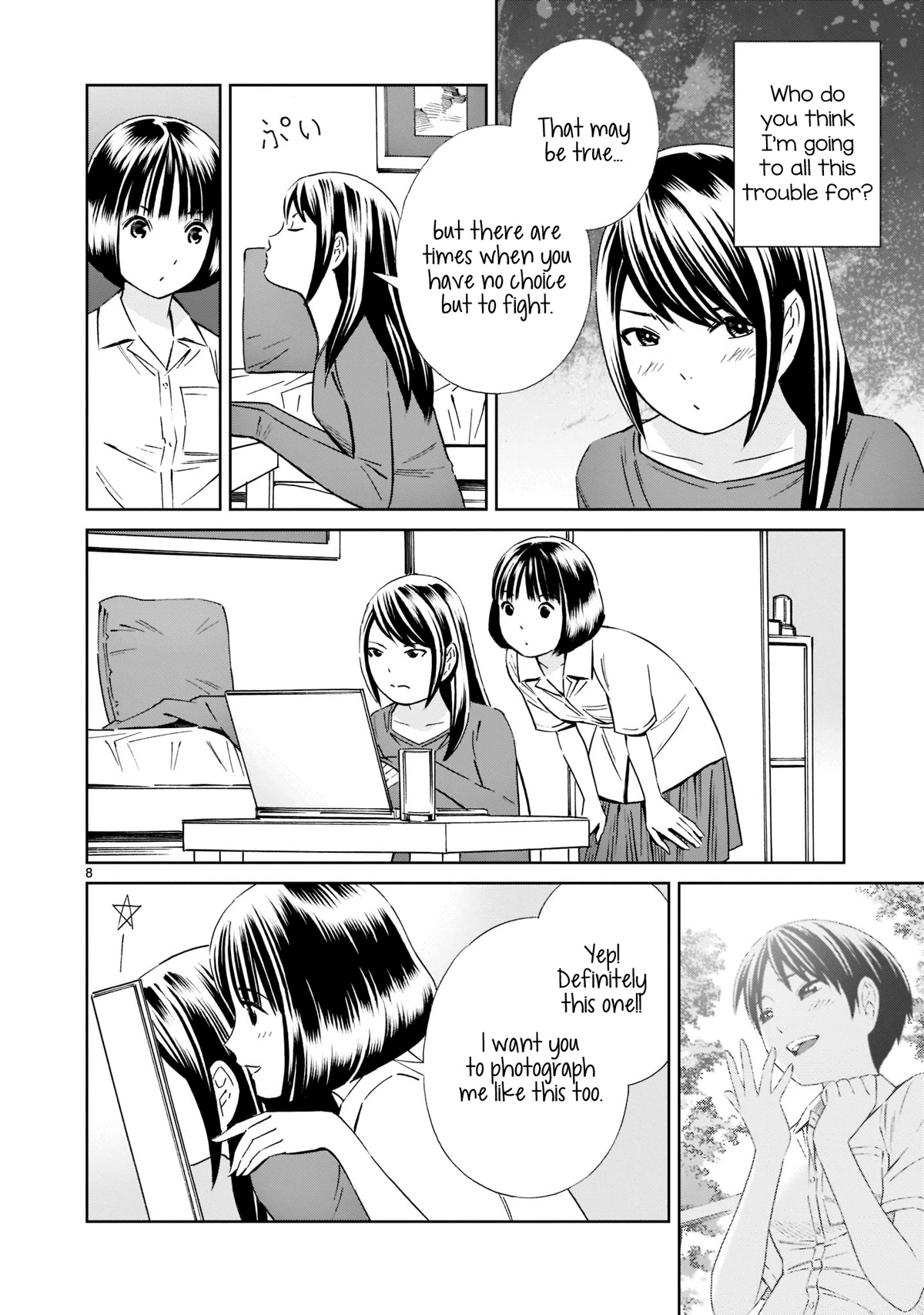 Kyou Kara Mirai Chapter 19 page 8 - Chapter 19: The Battle's Outcome