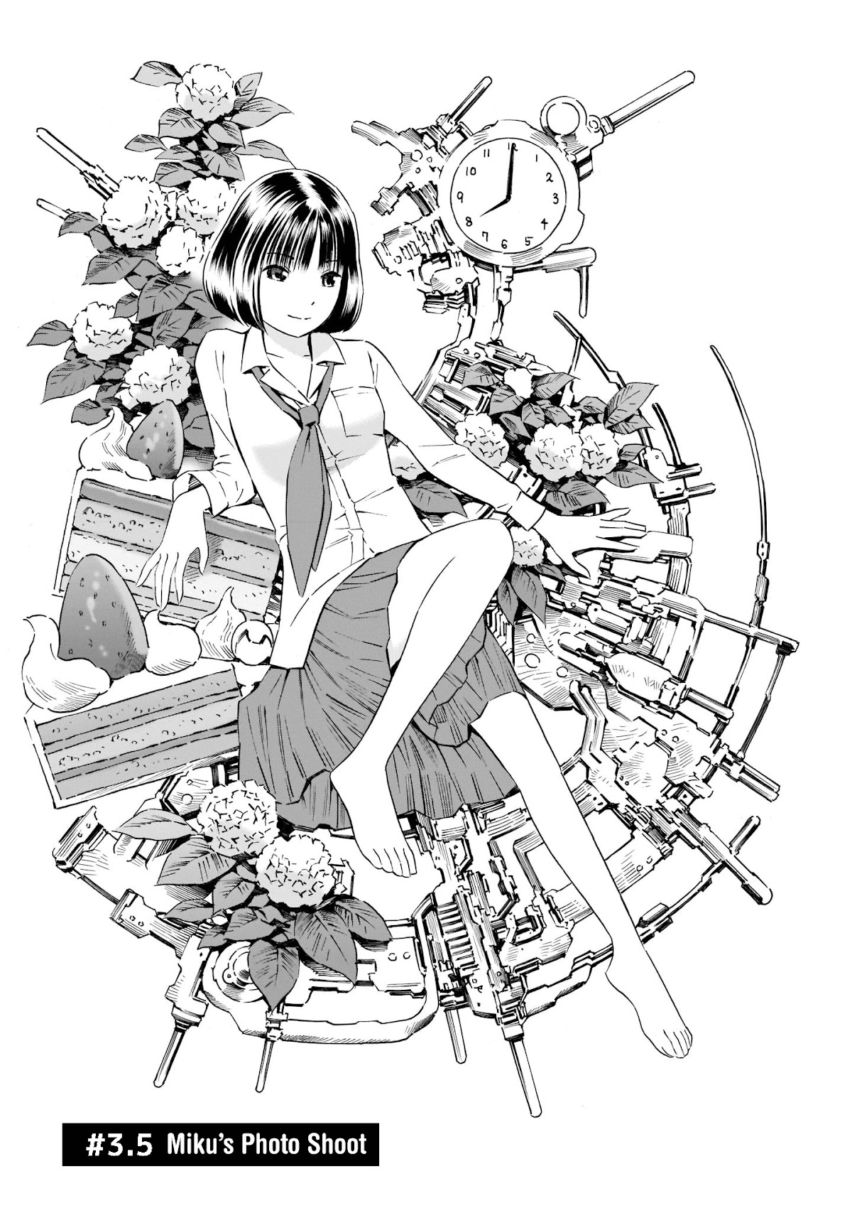Kyou Kara Mirai Chapter 3.5 page 1 - Chapter 3.5: Miku's Photo Shoot
