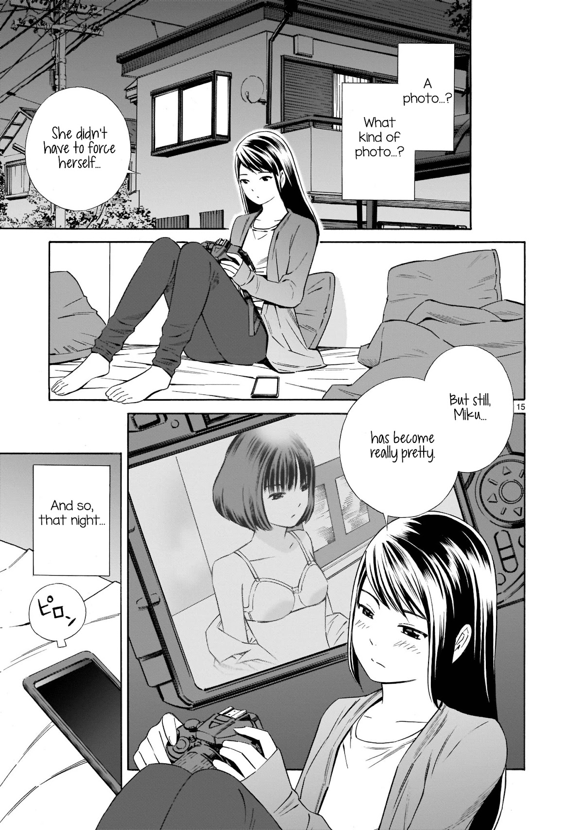 Kyou Kara Mirai Chapter 3.5 page 15 - Chapter 3.5: Miku's Photo Shoot