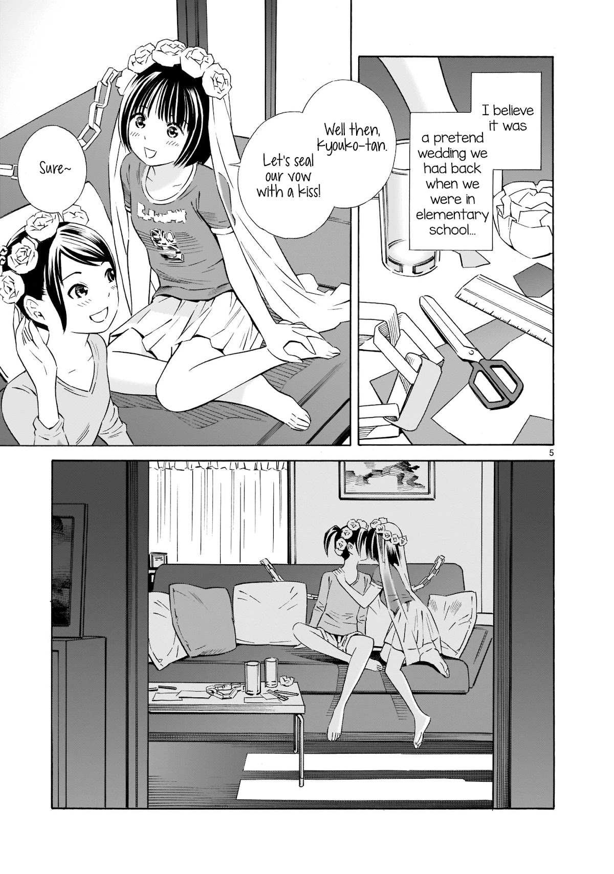 Kyou Kara Mirai Chapter 4.5 page 5 - Chapter 4.5: KISS