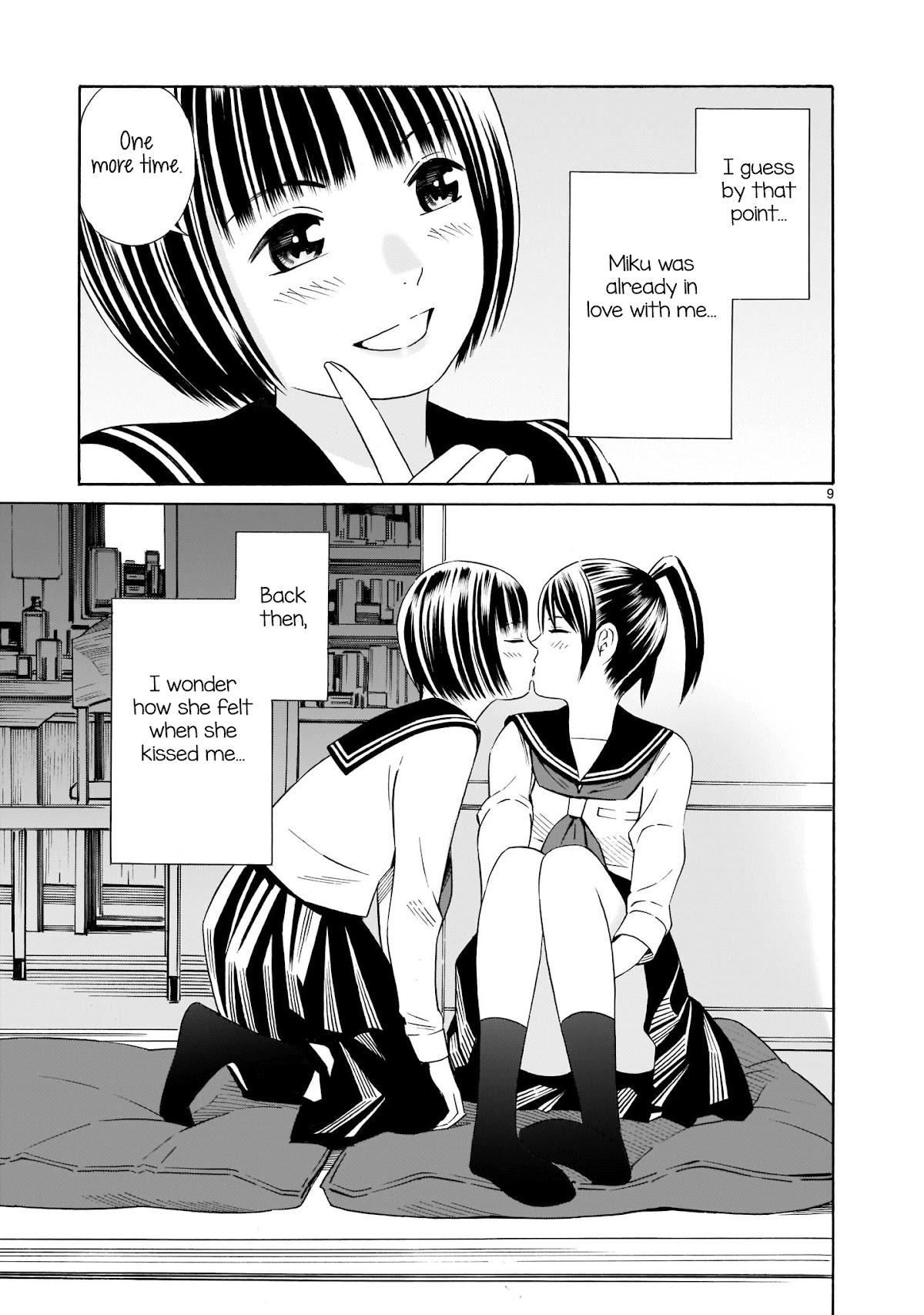 Kyou Kara Mirai Chapter 4.5 page 9 - Chapter 4.5: KISS