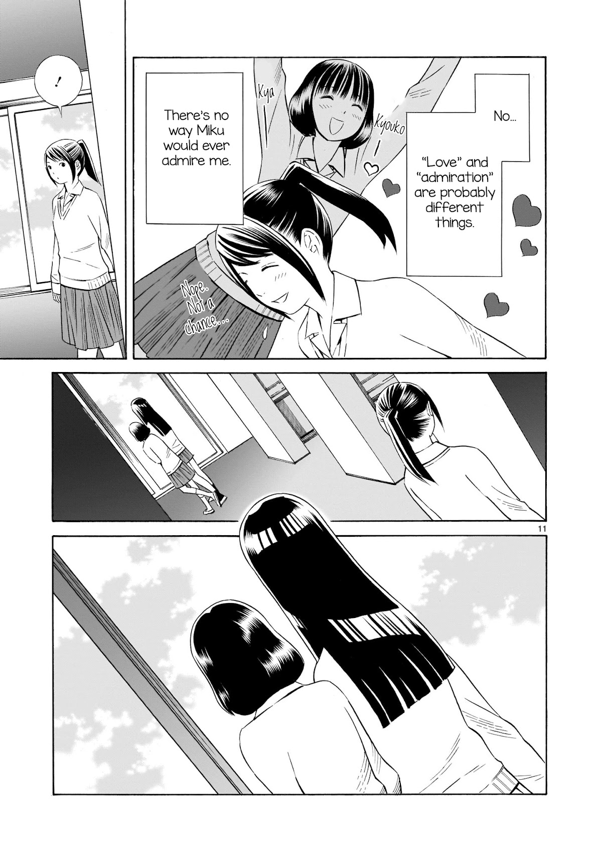 Kyou Kara Mirai Chapter 7 page 11 - Chapter 7: The Senpai I Admire