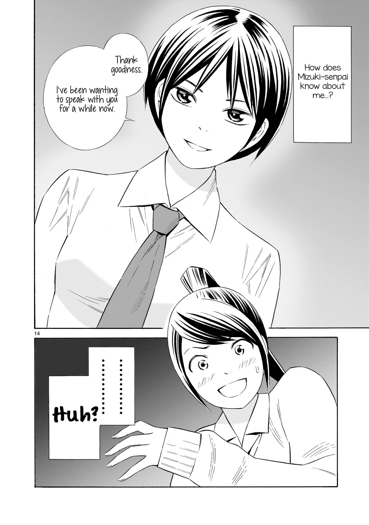 Kyou Kara Mirai Chapter 7 page 14 - Chapter 7: The Senpai I Admire