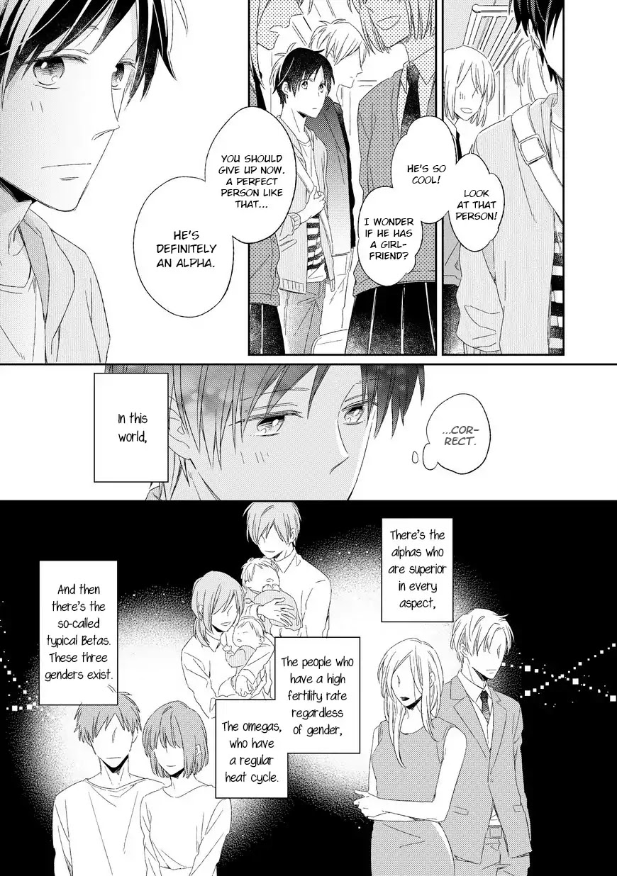 Kyou Kara Omega ni Narimashita. Chapter 1 page 8 - Chapter 1