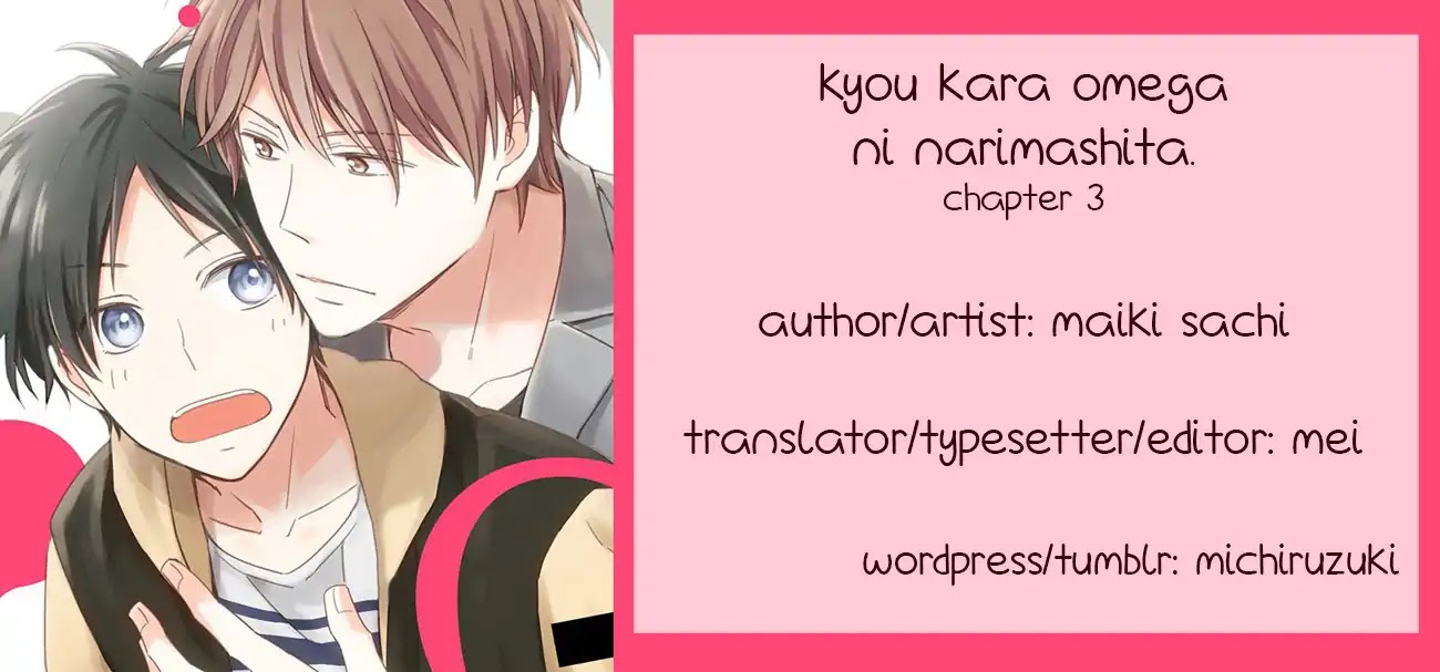 Kyou Kara Omega ni Narimashita. Chapter 3 page 41 - Chapter 3