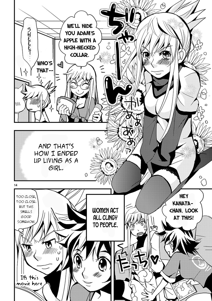Kyou Kara Onnanoko!? Chapter 1.2 page 14 - Chapter 1 v2