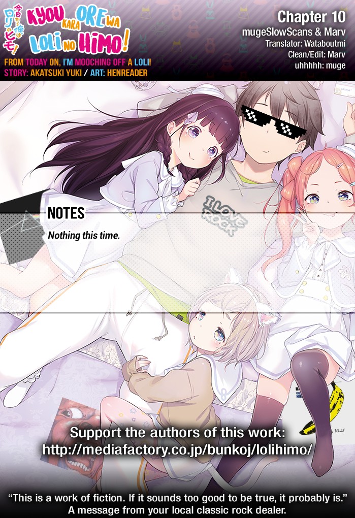 Kyou kara Ore wa Loli no Himo! Chapter 10 page 26 - Chapter 10: A Mooch's Confinement