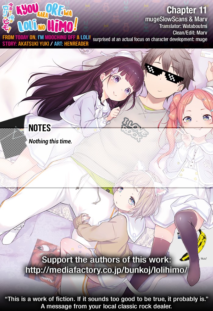 Kyou kara Ore wa Loli no Himo! Chapter 11 page 26 - Chapter 11: A Loli's First Time