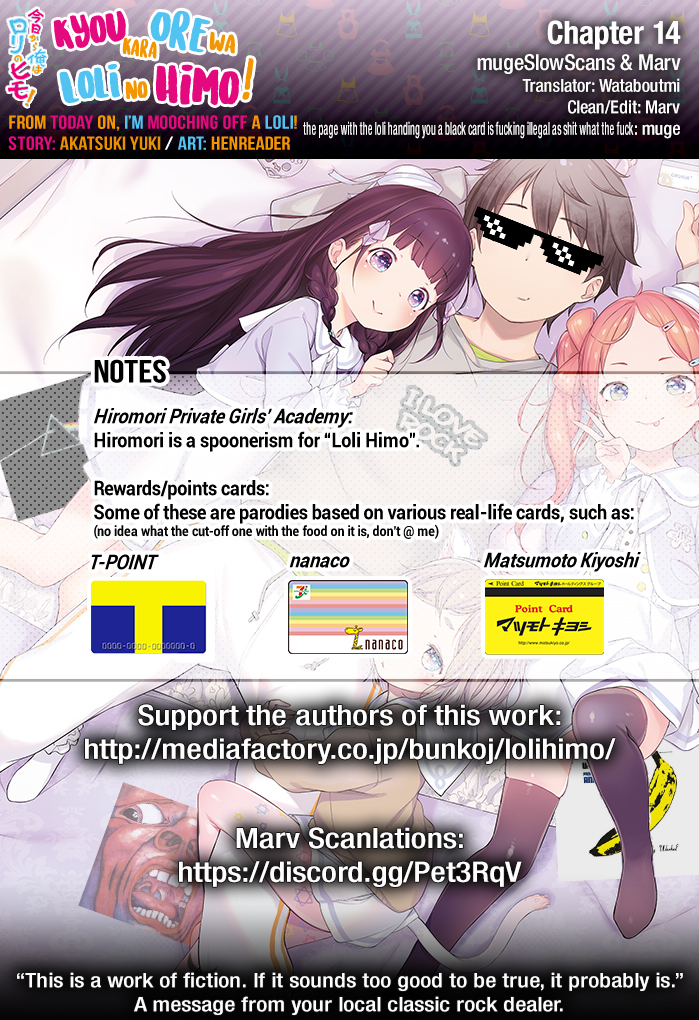 Kyou kara Ore wa Loli no Himo! Chapter 14 page 26 - Chapter 14: Mooch and Family