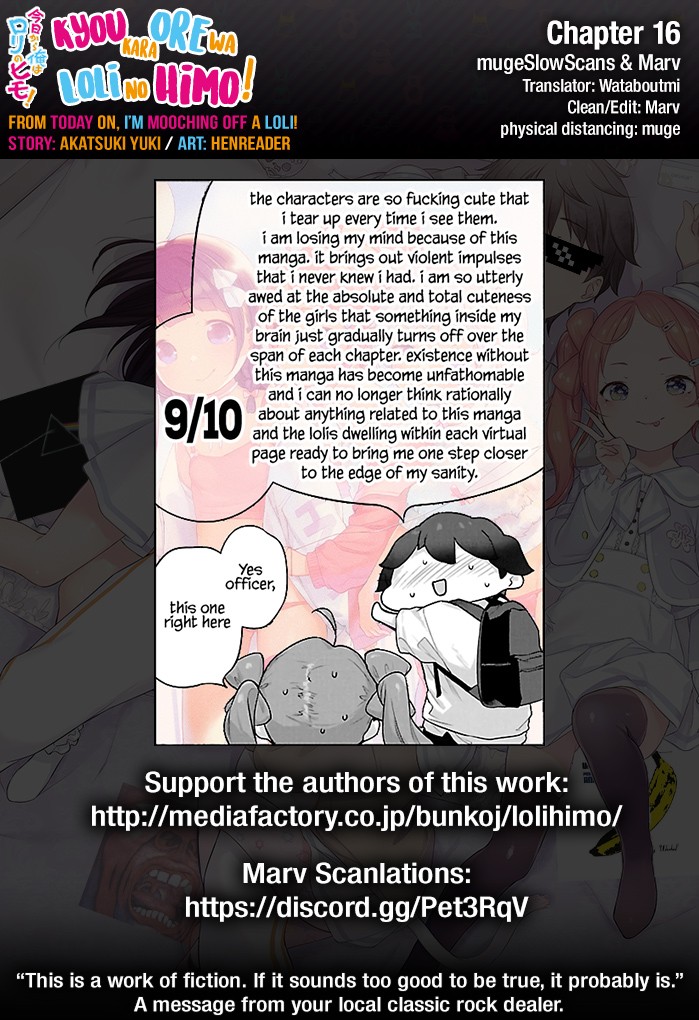 Kyou kara Ore wa Loli no Himo! Chapter 16 page 26 - Chapter 16: Mooch War