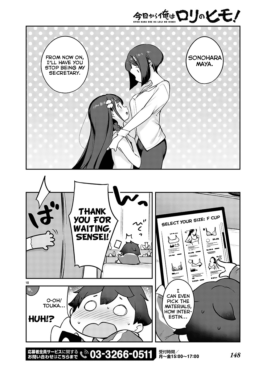 Kyou kara Ore wa Loli no Himo! Chapter 2 page 18 - Chapter 2: New Life with Maid-San