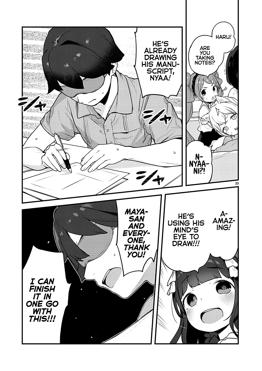 Kyou kara Ore wa Loli no Himo! Chapter 20 page 23 - Chapter 20: Help Us, Maya-san