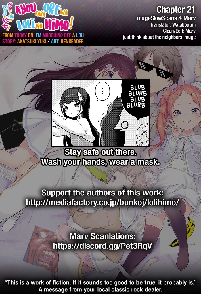 Kyou kara Ore wa Loli no Himo! Chapter 21 page 26 - Chapter 21: A Mooch Is a Creature of Habit