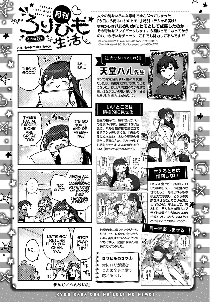 Kyou kara Ore wa Loli no Himo! Chapter 23 page 21 - Chapter 23: Boobs and Chest