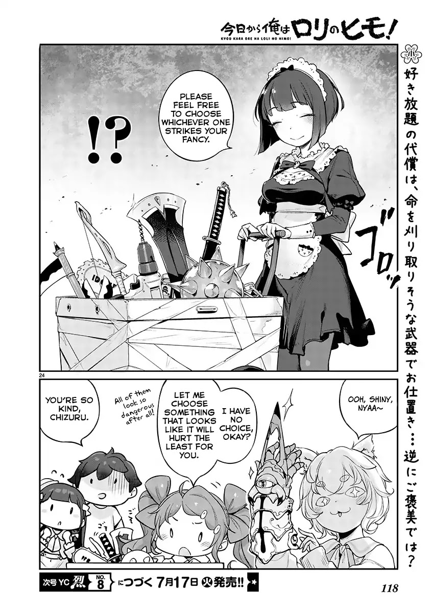 Kyou kara Ore wa Loli no Himo! Chapter 3 page 24 - Chapter 3: The Twin-Tailed Ojou-Sama