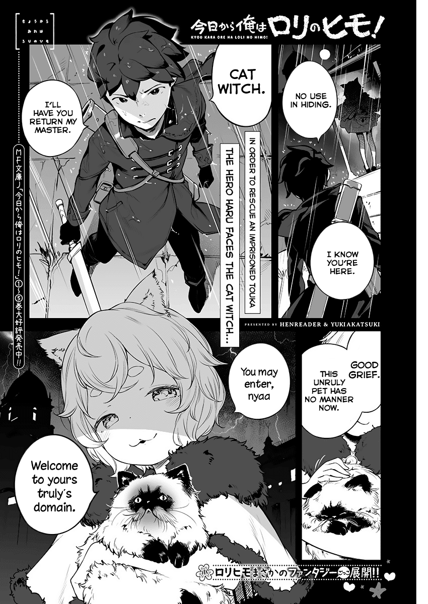 Kyou kara Ore wa Loli no Himo! Chapter 4 page 1 - Chapter 4: The Cat-Eared Ojou-Sama