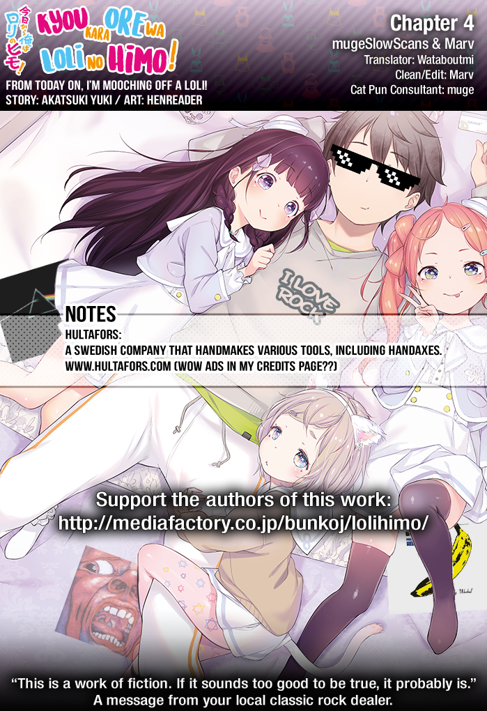 Kyou kara Ore wa Loli no Himo! Chapter 4 page 25 - Chapter 4: The Cat-Eared Ojou-Sama