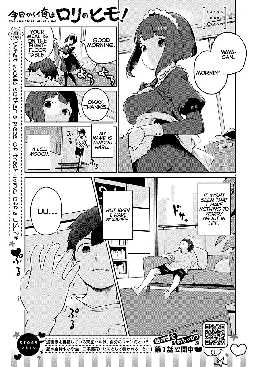 Kyou kara Ore wa Loli no Himo! Chapter 6 page 2 - Chapter 6: Boobies Vow