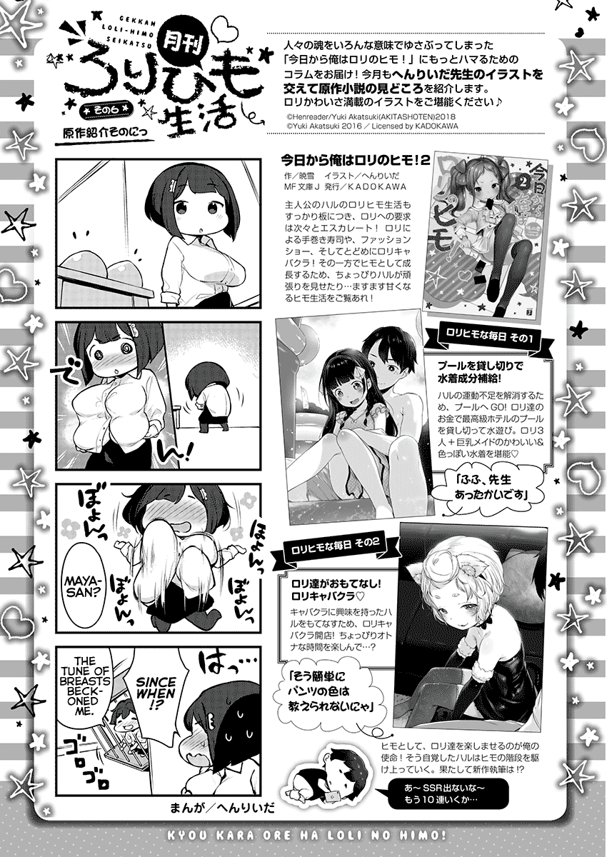 Kyou kara Ore wa Loli no Himo! Chapter 6 page 25 - Chapter 6: Boobies Vow