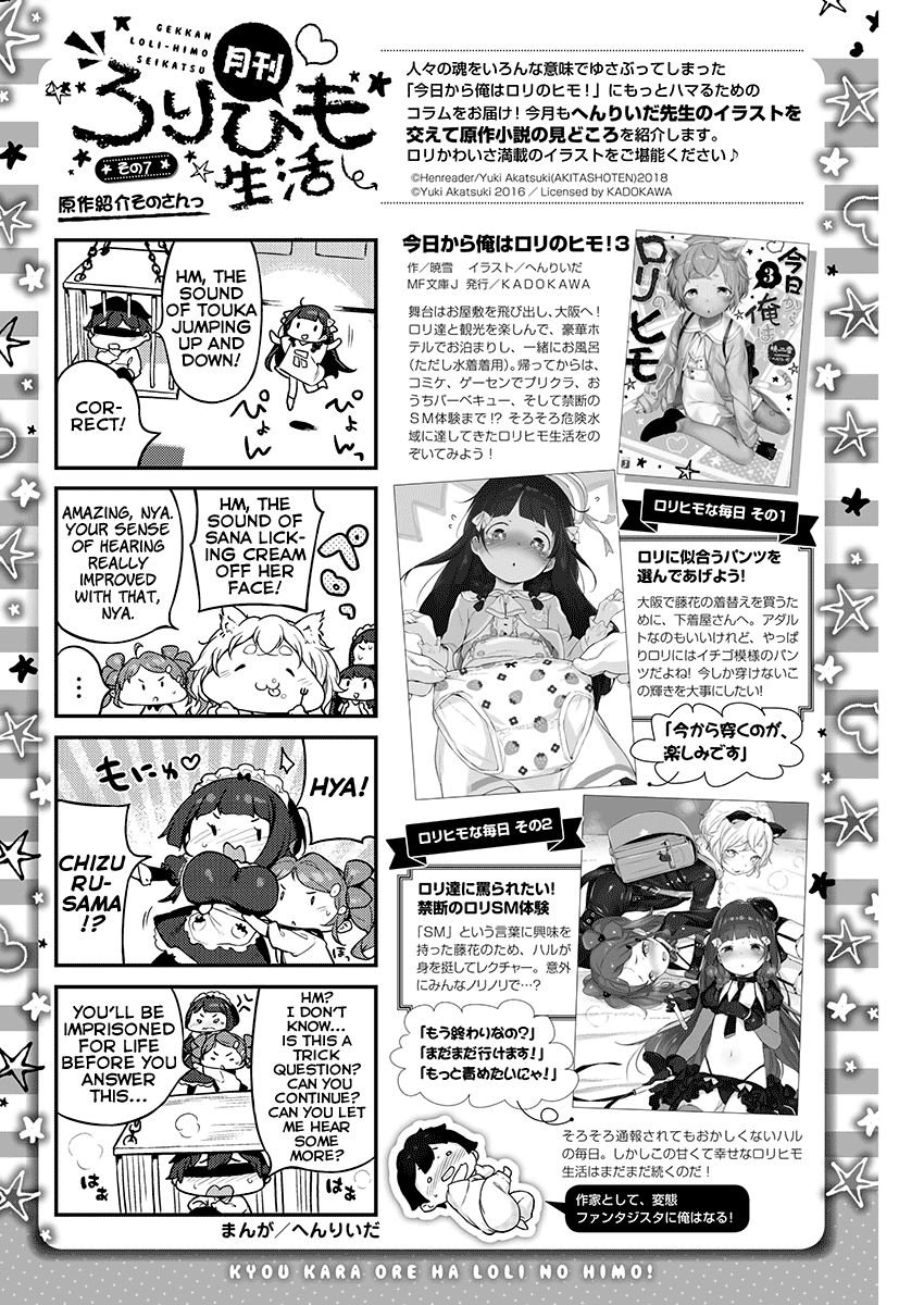 Kyou kara Ore wa Loli no Himo! Chapter 7 page 25 - Chapter 7: Lolis and Errand
