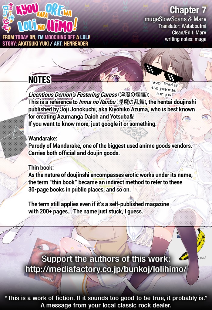 Kyou kara Ore wa Loli no Himo! Chapter 7 page 26 - Chapter 7: Lolis and Errand