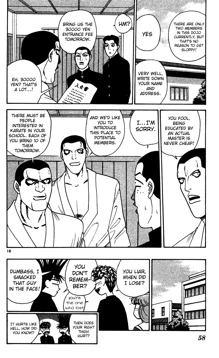 Kyou kara Ore wa!! Chapter 272 page 18 - Chapter 272: Mitsuhashi Lost to Karate!?