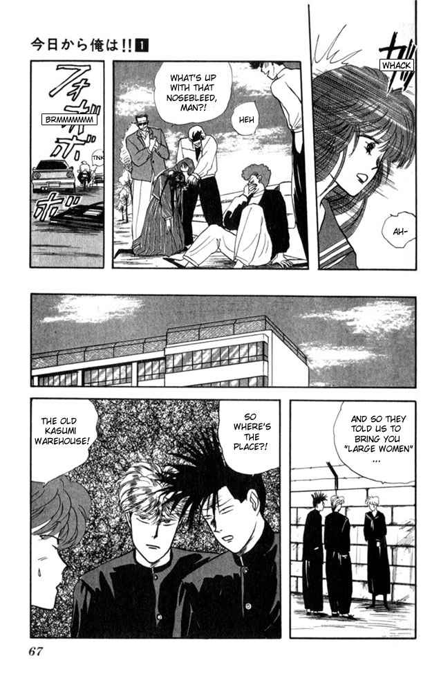 Kyou kara Ore wa!! Chapter 3 page 13 - Chapter 3: Female High School Students