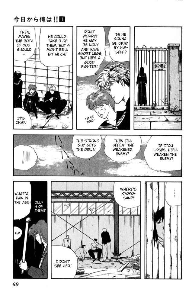 Kyou kara Ore wa!! Chapter 3 page 15 - Chapter 3: Female High School Students