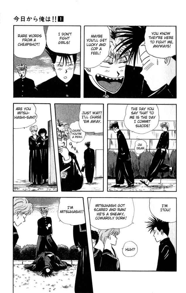Kyou kara Ore wa!! Chapter 3 page 3 - Chapter 3: Female High School Students