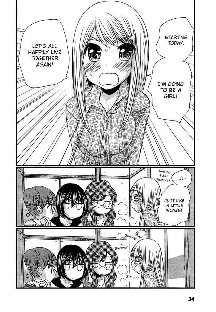 Kyou Kara Yonshimai Chapter 1 page 33 - Chapter 1