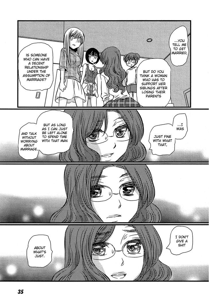 Kyou Kara Yonshimai Chapter 11 page 35 - Chapter 11