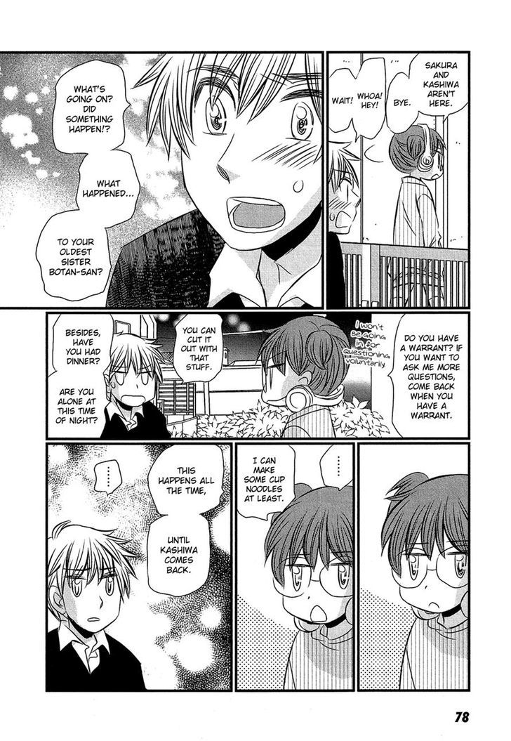 Kyou Kara Yonshimai Chapter 13 page 6 - Chapter 13
