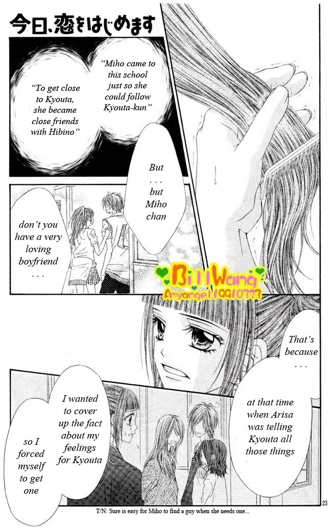 Kyou, Koi wo Hajimemasu Chapter 24 page 25 - Chapter 24