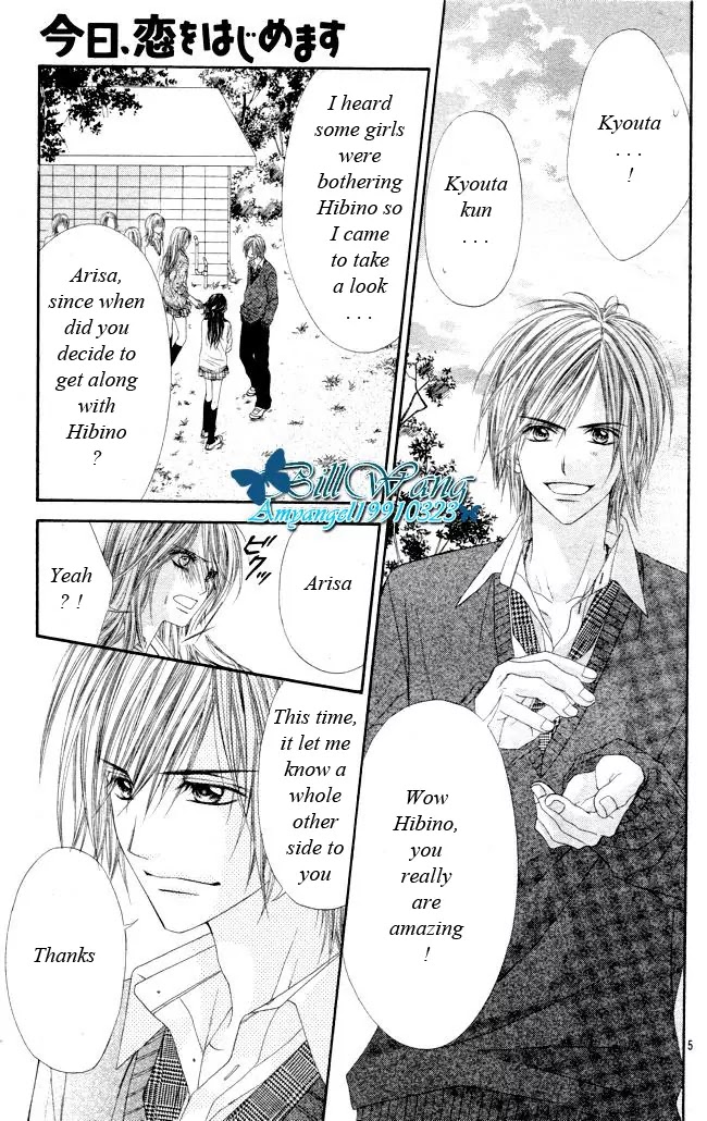 Kyou, Koi wo Hajimemasu Chapter 26 page 6 - Chapter 26