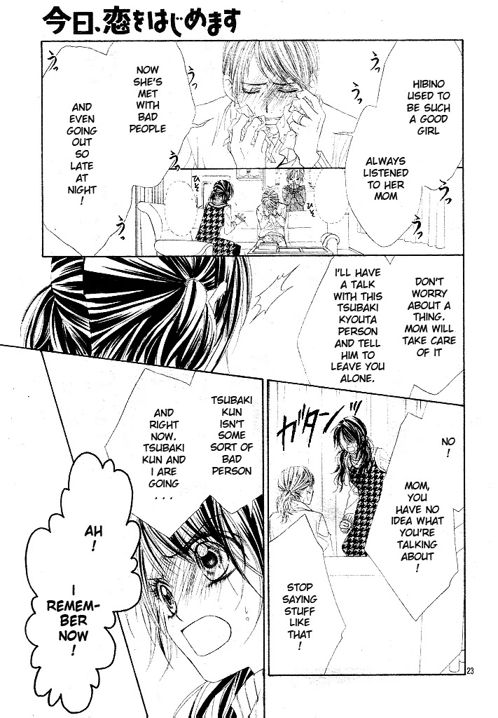 Kyou, Koi wo Hajimemasu Chapter 33 page 24 - Chapter 33