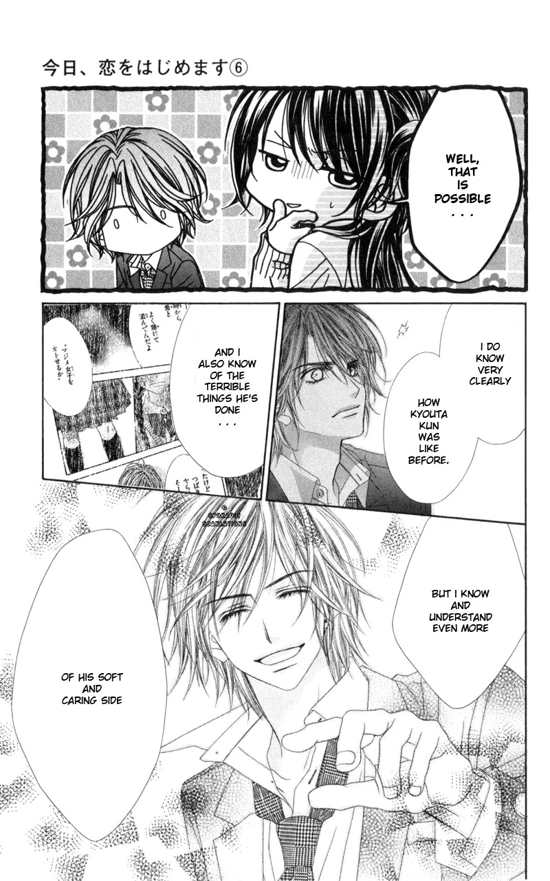 Kyou, Koi wo Hajimemasu Chapter 37 page 24 - Chapter 37