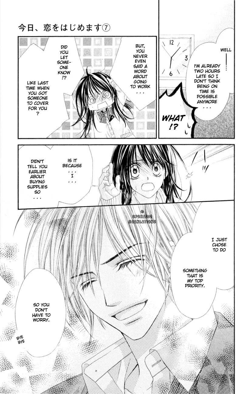 Kyou, Koi wo Hajimemasu Chapter 39 page 24 - Chapter 39
