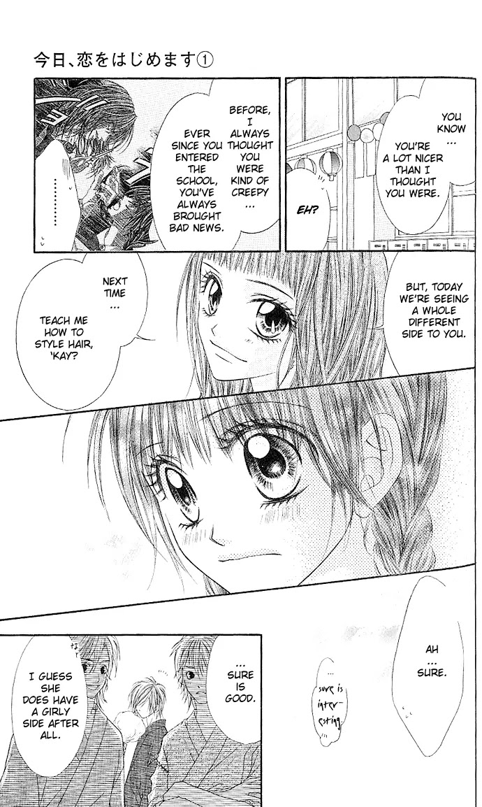 Kyou, Koi wo Hajimemasu Chapter 4 page 13 - Chapter 4