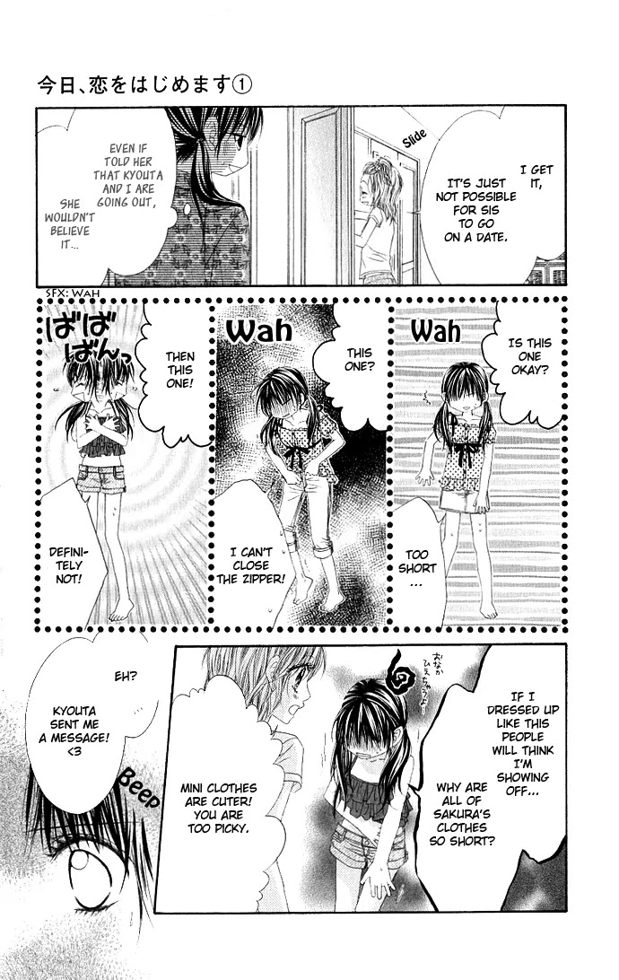 Kyou, Koi wo Hajimemasu Chapter 5 page 3 - Chapter 5