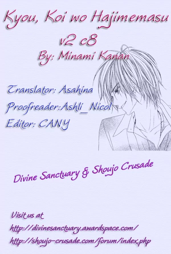 Kyou, Koi wo Hajimemasu Chapter 8 page 1 - Chapter 8