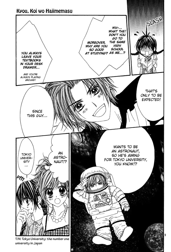 Kyou, Koi wo Hajimemasu Chapter 9 page 8 - Chapter 9